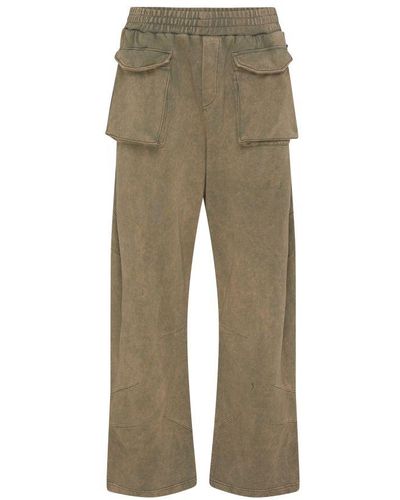 A_COLD_WALL* Uniform Jersey Wide-Leg Pants - Green