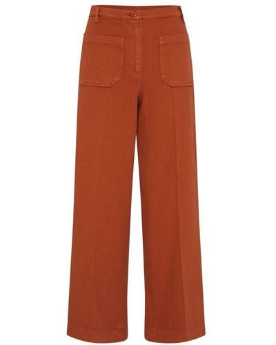 Sessun Aldricks Straight Trousers - Brown