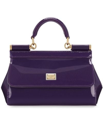 Dolce & Gabbana Petit sac à main Sicily - Violet