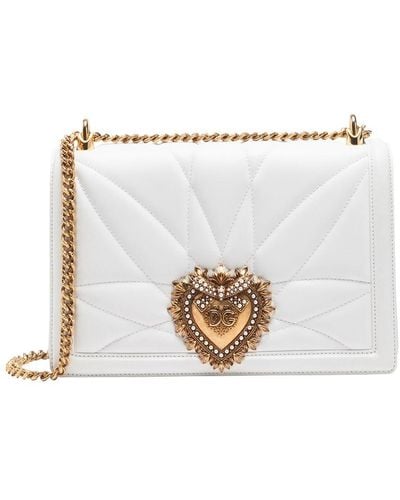 Dolce & Gabbana Large Devotion Bag - White