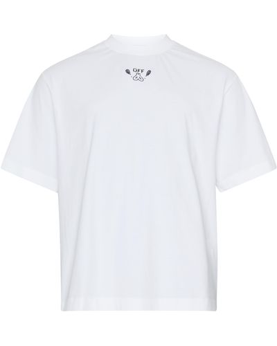Off-White c/o Virgil Abloh T-shirt de skate à manches courtes Bandana Arrow - Blanc