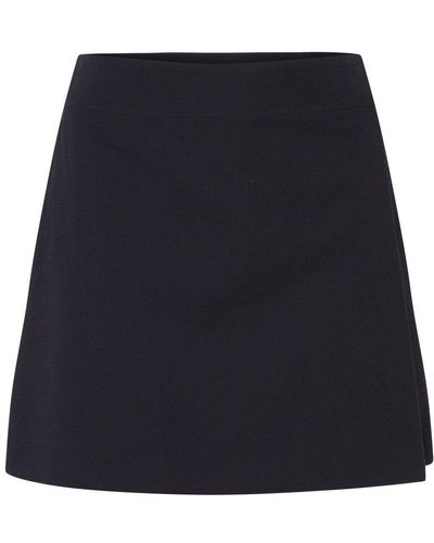 Chloé Short Wrap Skirt - Blue