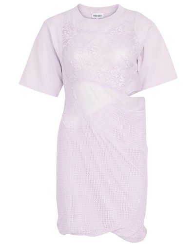 KENZO Lace Dress - Purple