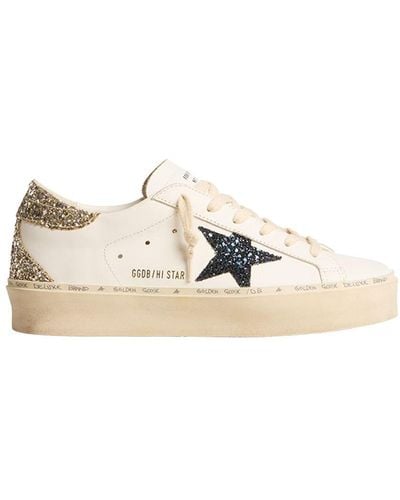 Golden Goose Hi-Star Trainers - White