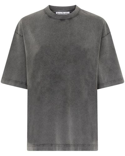 Acne Studios Short-Sleeved T-Shirt - Gray