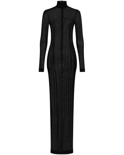 Dolce & Gabbana Kim Dolce&Gabbana Floor-Length Dress - Black