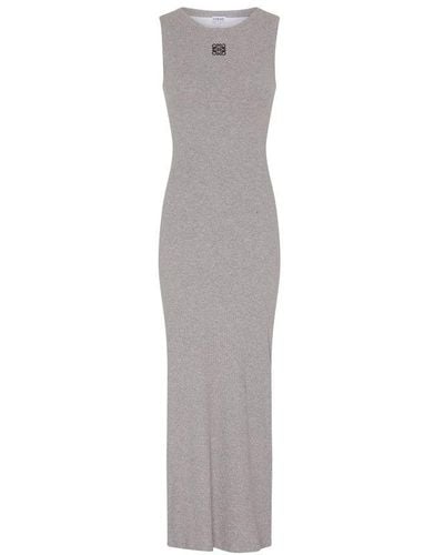 Loewe Anagram Vest Dress - Gray