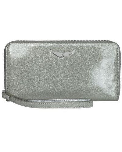 Zadig & Voltaire Compagnon Infinity Patent Wallet - Gray