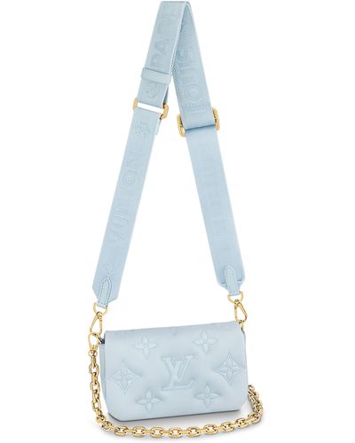 Louis Vuitton Portefeuille on Strap Bubblegram - Bleu