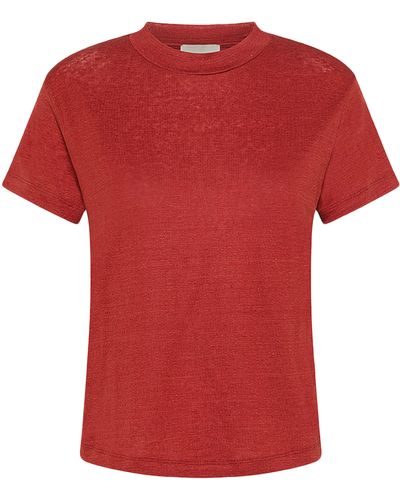 Momoní T-Shirt aus Leinen-Jersey Lottie - Rot