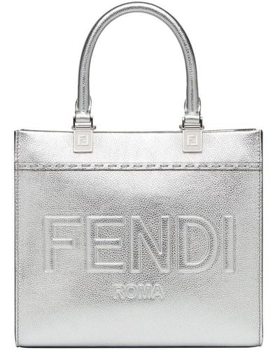 Fendi Sunshine Small Bag - Grey