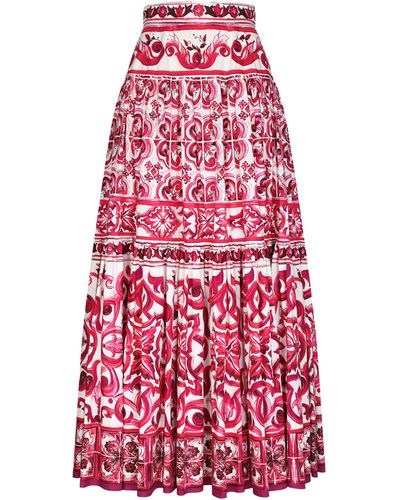 Dolce & Gabbana Skirts > maxi skirts - Rouge