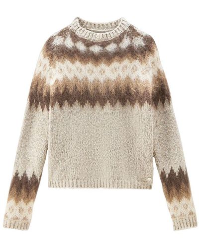 Woolrich Fairisle Pullover - Natural