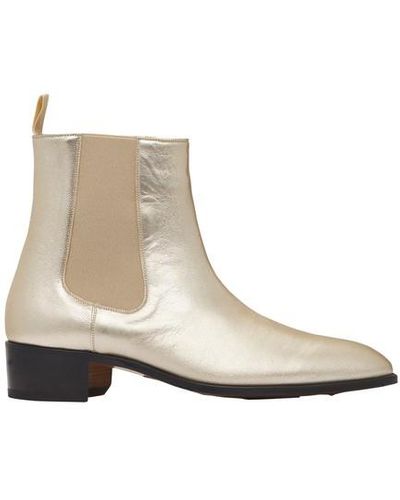 Tom Ford Ankle Boots - Natural