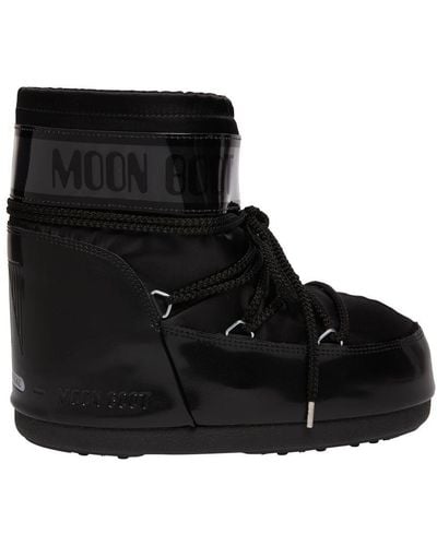 Moon Boot Icon Low Glance Boots - Black