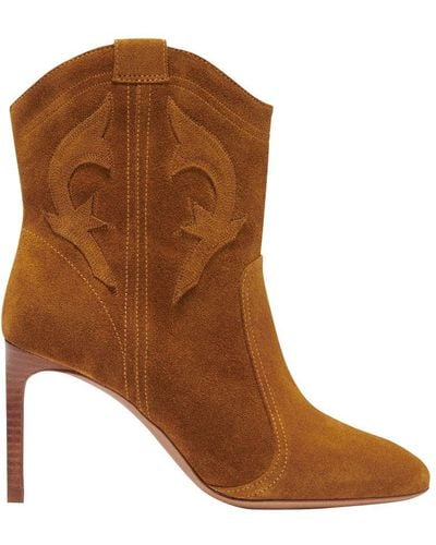 Ba&sh Caitlin Ankle Boots - Brown