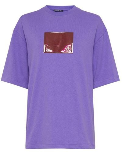 Acne Studios T-shirt Exford Inflate - Purple