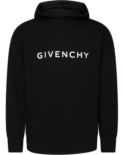 Givenchy Kapuzensweatshirt Slim Fit Archetype - Schwarz