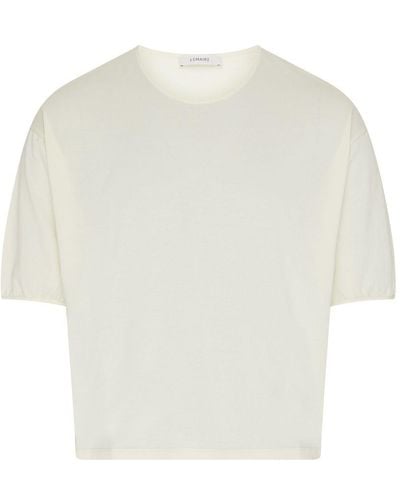 Lemaire Short Sleeve Relaxed T-shirt - White