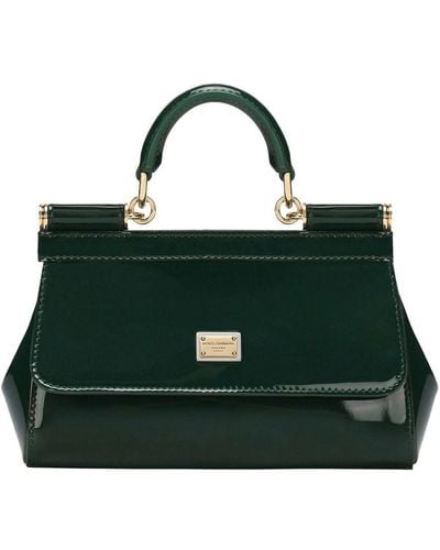 Dolce & Gabbana Small Sicily Handbag - Green