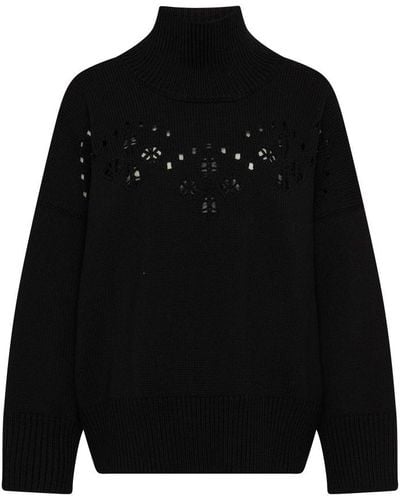 Chloé Turtle Neck Sweater - Black