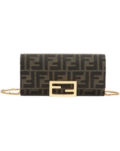 Fendi Sac Continental With Chain - Vert