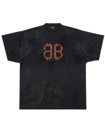 Balenciaga Skater Cotton Jersey T-shirt - Black