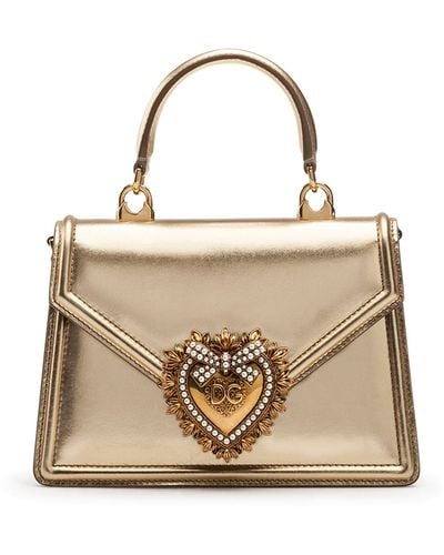 Dolce & Gabbana Petit sac à main Devotion à poignée - Neutre