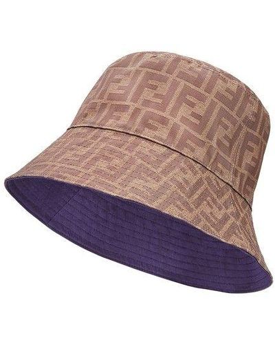 Fendi Fisherman-style Hat - Purple