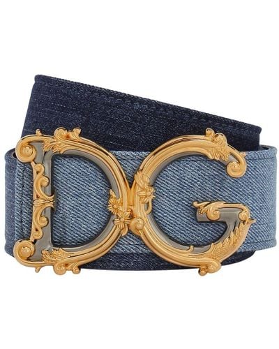 Dolce & Gabbana Dg Girls Belt - Blue