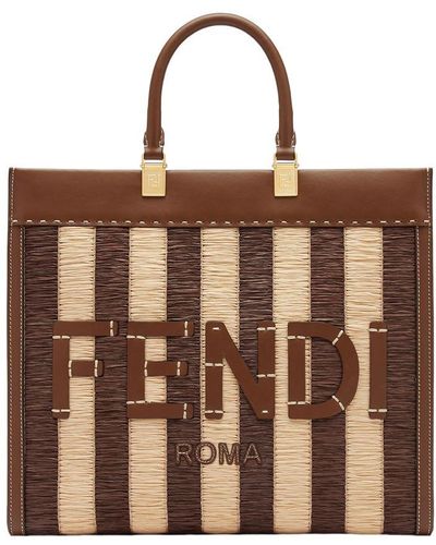Fendi Sunshine Medium Bag - Brown