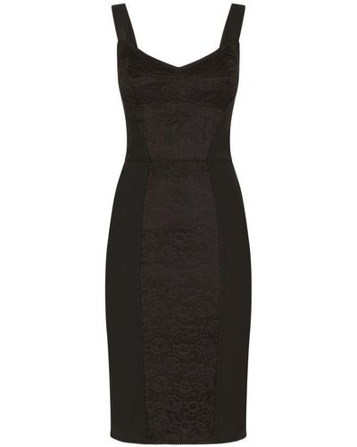 Dolce & Gabbana Corset Bustier Dress - Black