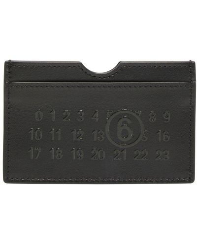 MM6 by Maison Martin Margiela Numeric Signature Cardholder - Black