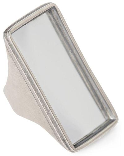 Ann Demeulemeester Jaco Mirror Ring - Gray