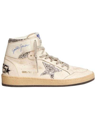 Golden Goose Sky-Star Trainers - Natural