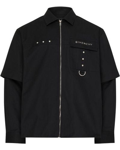 Givenchy Hardware Overshirt - Black