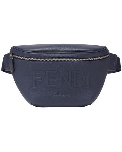 Fendi Roma Belt Bag - Blue