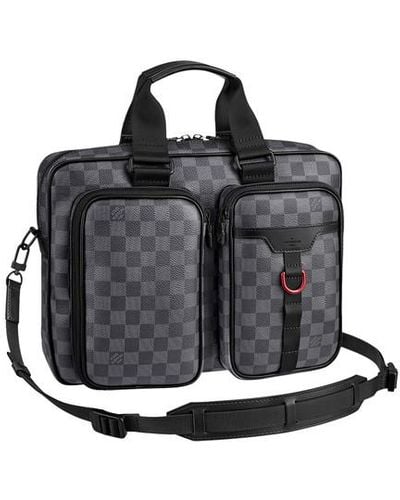 Louis Vuitton Utility Business Bag - Black