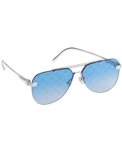 Louis Vuitton LV Ash Sonnenbrille - Blau