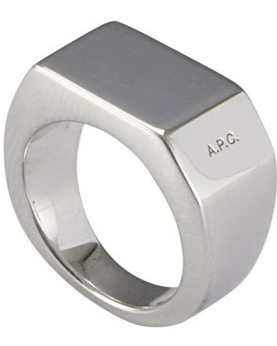 A.P.C. Bague Nolan - Métallisé