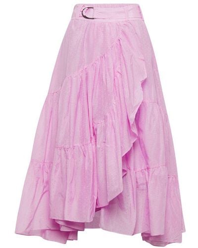 Magali Pascali Peony Skirt - Pink