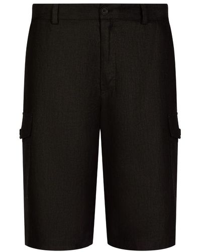 Dolce & Gabbana Long Shorts - Black