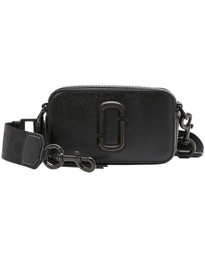 Marc Jacobs The Snapshot Leather Cross-body Bag - Black