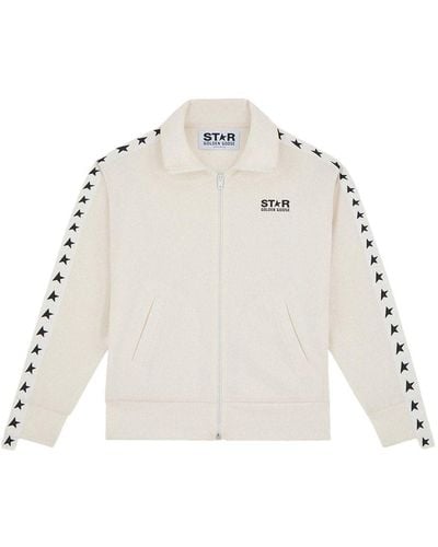 Golden Goose Zipped Track Jacket Denise - White