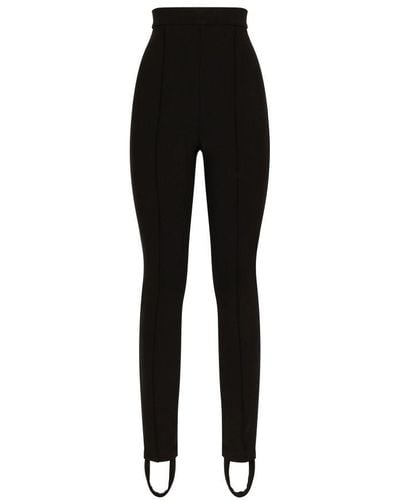 Dolce & Gabbana Jersey Milano Rib leggings - Black