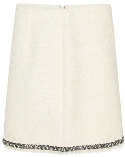 Moncler Short Skirt - Natural