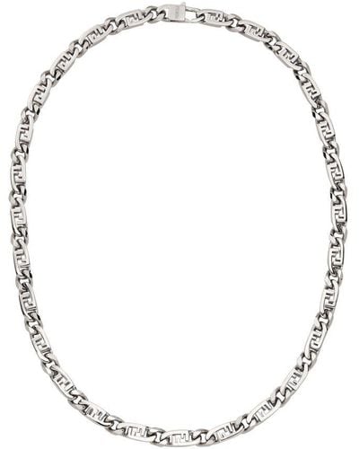 Fendi O'lock Necklace - Metallic