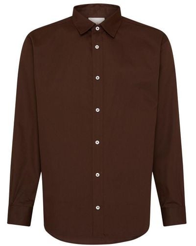 Drole de Monsieur Nfpm Shirt - Brown