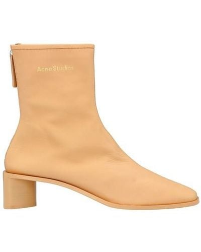 Acne Studios Bertine Ankle Boots - Natural