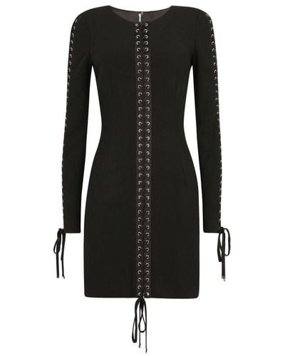 Dolce & Gabbana Short Cady Dress - Black